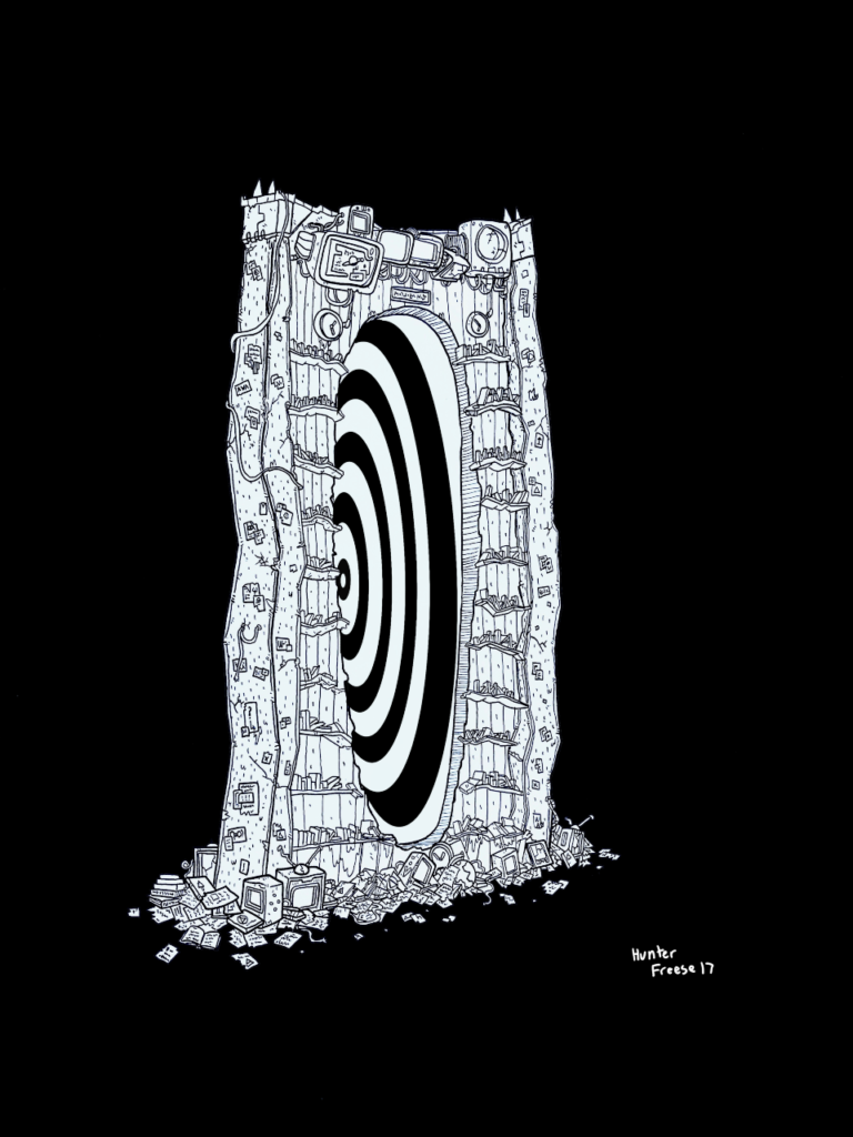 artwork of a gateway by Hunter Freese