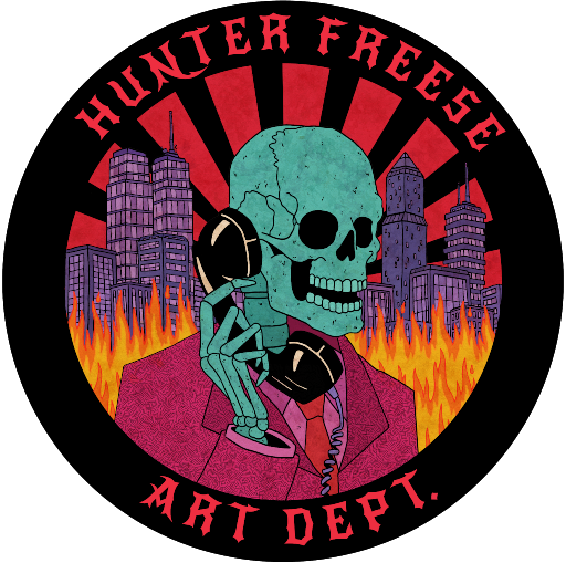 hunter freese art department logo