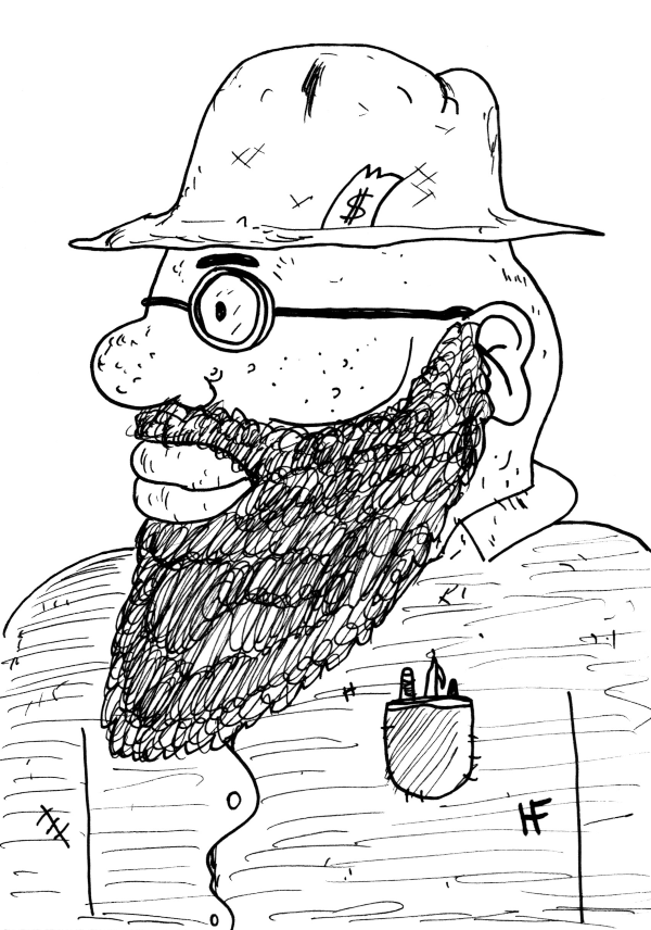 big lips larry artwork by hunter freese